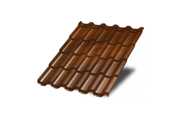 Металлочерепица Трамонтана-XL 0,5 мм Клауди Антикато Металлочерепица Трамонтана-XL 0,5 мм Клауди Антикато