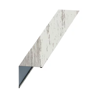 Планка угла наружного 50х50х3000 ECOSTEEL матовый 0,5 мм Беленый Дуб Планка угла наружного 50х50х3000 ECOSTEEL матовый 0,5 мм Беленый Дуб