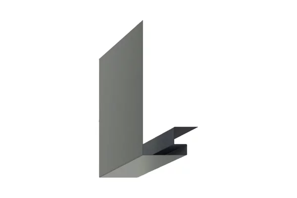 Планка откоса сложная 3D 245х75х2000 NormanMP 0,5 мм RAL 9006 Белый алюминий Планка откоса сложная 3D 245х75х2000 NormanMP 0,5 мм RAL 9006 Белый алюминий