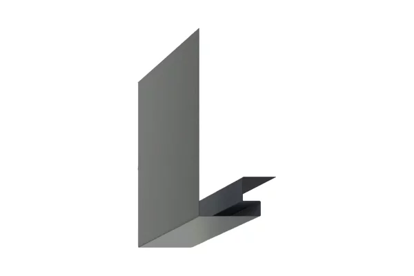 Планка откоса сложная 3D 245х75х2000 NormanMP 0,5 мм RAL 7004 Серый Планка откоса сложная 3D 245х75х2000 NormanMP 0,5 мм RAL 7004 Серый