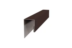 Планка J-профиль 24х18х2000 NormanMP 0,5 мм RAL 8017 Коричневый шоколад
