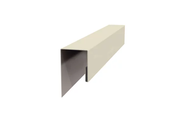 Планка J-профиль 24х18х3000 Полиэстр 0.45 мм RAL 1015 Светлая слоновая кость Планка J-профиль 24х18х3000 Полиэстр 0.45 мм RAL 1015 Светлая слоновая кость