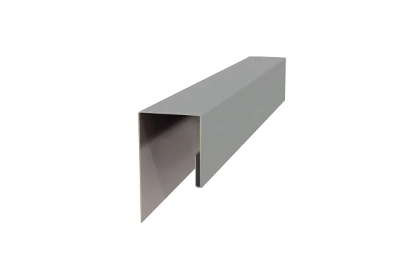 Планка J-профиль Woodstock 25х30х3000 NormanMP 0,5 мм RAL 9006 Белый алюминий Планка J-профиль Woodstock 25х30х3000 NormanMP 0,5 мм RAL 9006 Белый алюминий