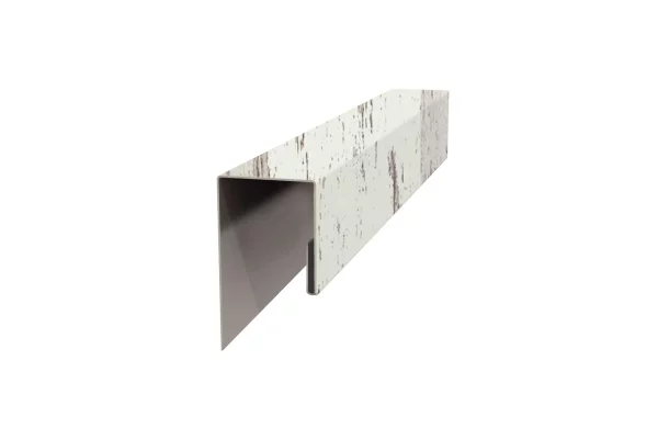 Планка J-профиль 24х18х2000 ECOSTEEL матовый 0,5 мм Беленый Дуб Планка J-профиль 24х18х2000 ECOSTEEL матовый 0,5 мм Беленый Дуб