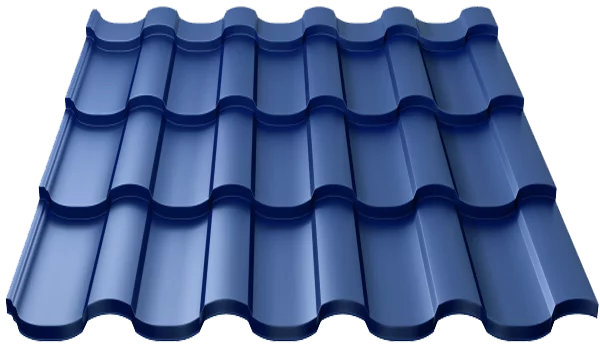 Металлочерепица Монтекристо-X NormanMP 0,5 мм RAL 5005 Синий насыщенный-1 Металлочерепица Монтекристо-X NormanMP 0,5 мм RAL 5005 Синий насыщенный-1