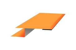 Планка стыковочная универсальная 50х18х2000 (ПЭ-01-2004-0.5) Оранжевая