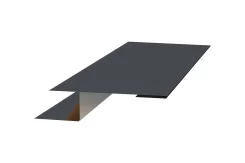 Планка стыковочная универсальная 50х18х2000 VikingMP E 0,5 мм RAL 7024 Серый графит