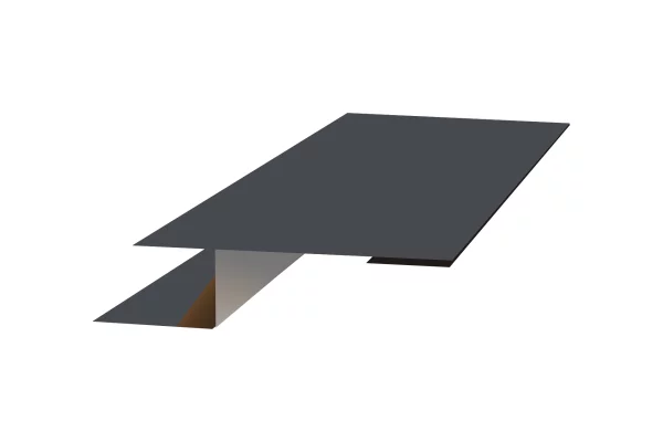 Планка стыковочная универсальная 50х18х2000 VikingMP 0.45 мм RAL 7024 Серый графит Планка стыковочная универсальная 50х18х2000 VikingMP 0.45 мм RAL 7024 Серый графит