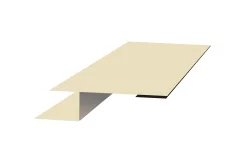 Планка стыковочная универсальная 50х25х3000 Полиэстр 0.45 мм RAL 1015 Светлая слоновая кость