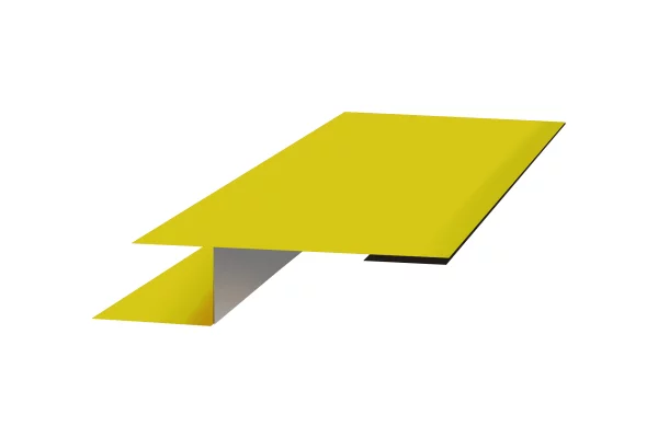 Планка стыковочная универсальная Woodstock 50х30х3000 NormanMP 0,5 мм RAL 1018 Желтый цинк Планка стыковочная универсальная Woodstock 50х30х3000 NormanMP 0,5 мм RAL 1018 Желтый цинк