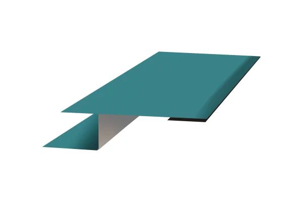 Планка стыковочная универсальная Woodstock 50х30х3000 NormanMP 0,5 мм RAL 5021 Синяя вода Планка стыковочная универсальная Woodstock 50х30х3000 NormanMP 0,5 мм RAL 5021 Синяя вода