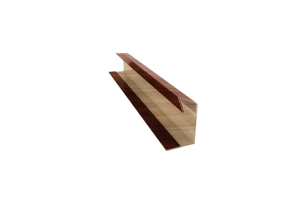 Планка начальная Woodstock 12х15х3000 ECOSTEEL текстурированный 0.45 мм Орех Планка начальная Woodstock 12х15х3000 ECOSTEEL текстурированный 0.45 мм Орех