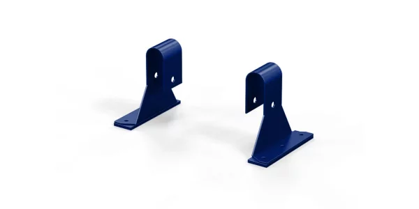 Комплект кронштейнов МП к крыше для лестницы Синий насыщенный Ral 5005 4шт и метизы Комплект кронштейнов МП к крыше для лестницы Синий насыщенный Ral 5005 4шт и метизы