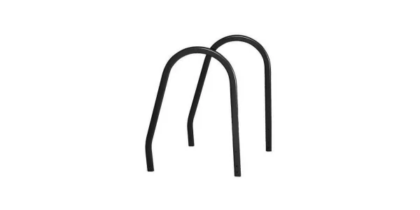 Комплект поручней МП для лестницы Черный Ral 9005 2шт и метизы