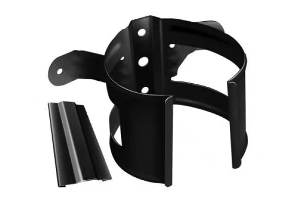 Кронштейн трубы на дерево Grand Line 90мм RAL 9005 Кронштейн трубы на дерево Grand Line 90мм RAL 9005