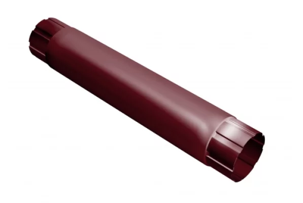 Труба водосточная 1м Красное вино Grand Line Труба водосточная 1м Красное вино Grand Line