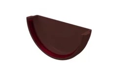 Заглушка желоба универсальная ПВХ Grand Line Стандарт Шоколад