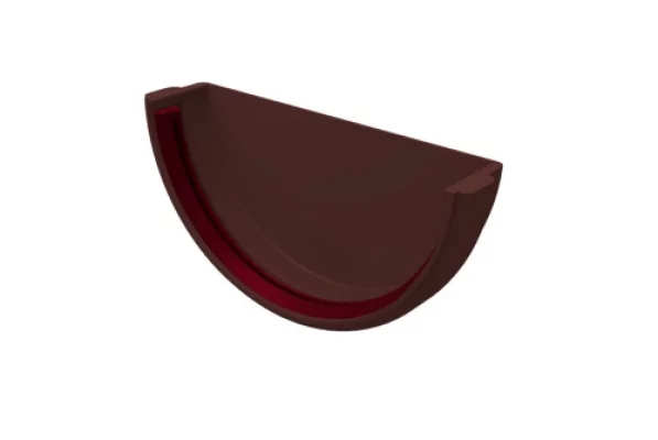 Заглушка желоба универсальная ПВХ Grand Line Стандарт Шоколад Заглушка желоба универсальная ПВХ Grand Line Стандарт Шоколад