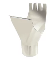 Воронка желоба 150/100 мм Белая Grand Line