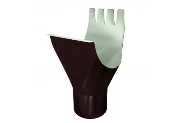 Воронка желоба 125/90 мм Коричневый шоколад Grand Line Optima Воронка желоба 125/90 мм Коричневый шоколад Grand Line Optima