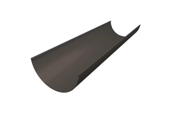 Желоб ПВХ Стандарт 3м Графит Grand Line Желоб ПВХ Стандарт 3м Графит Grand Line