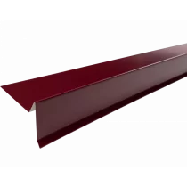 Планка торцевая RAL 3005 красная Shinglas