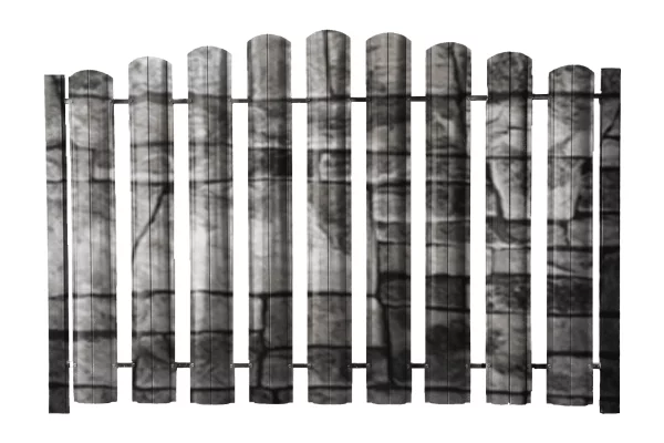 Планка штакетника ШТ-100 Полукруглый (ECOSTEEL-01-БелыйКамень-0.5)-1 Планка штакетника ШТ-100 Полукруглый (ECOSTEEL-01-БелыйКамень-0.5)-1