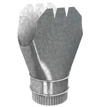 Воронка выпускная D185х150 Цинк