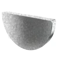 Заглушка желоба D185 Цинк