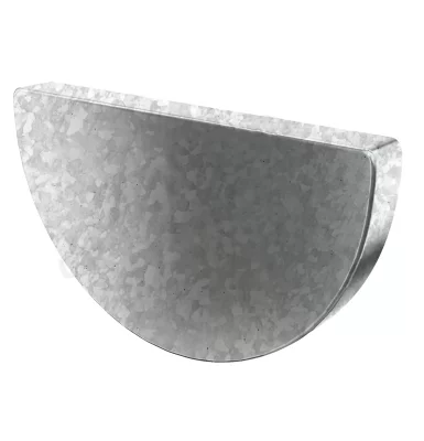 Заглушка желоба D185 Цинк Заглушка желоба D185 Цинк