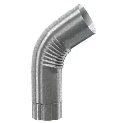 Колено трубы D150 Цинк Колено трубы D150 Цинк