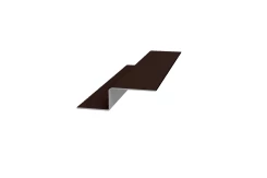 Планка Z-образная 30х23х3000 (ПЭ-01-8017-0.7) Коричневый шоколад