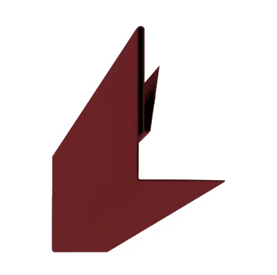 Планка аквилона малая 35х20х2000 Полиэстер 0,5 мм RAL 3011 Красно-коричневый Планка аквилона малая 35х20х2000 Полиэстер 0,5 мм RAL 3011 Красно-коричневый