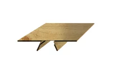 Планка угла внутреннего сборная верхняя Woodstock 58х23х2000 ECOSTEEL матовый 0,5 мм Сосна