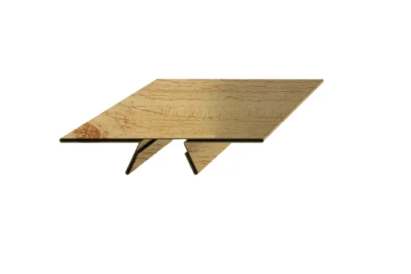 Планка угла внутреннего сборная верхняя Woodstock 58х23х2000 ECOSTEEL матовый 0,5 мм Сосна Планка угла внутреннего сборная верхняя Woodstock 58х23х2000 ECOSTEEL матовый 0,5 мм Сосна