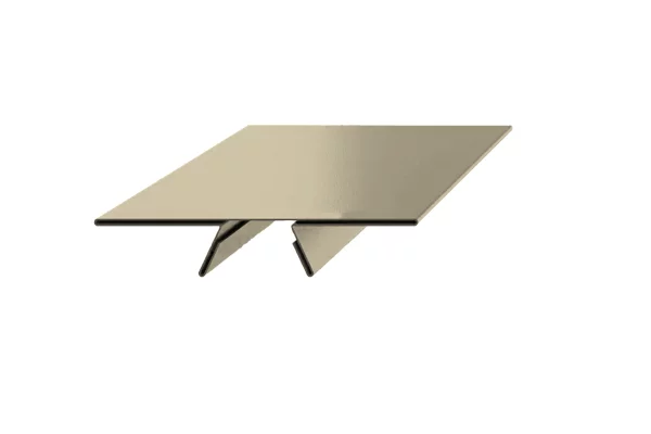 Планка угла внутреннего сборная верхняя Woodstock 58х23х2000 Полиэстр 0.45 мм RAL 1015 Светлая слоновая кость Планка угла внутреннего сборная верхняя Woodstock 58х23х2000 Полиэстр 0.45 мм RAL 1015 Светлая слоновая кость