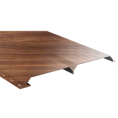 Софит перфор. Lбрус-XL Орех ECOSTEEL 0.45 14х335 Софит перфор. Lбрус-XL Орех ECOSTEEL 0.45 14х335