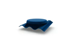 Выход вентиляции Металл Профиль 160 на металлочерепицу RR35 Синий