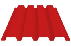 Профнастил Н 60 Полиэстр 0.7 мм ГОСТ RAL 3020 Красный насыщенный