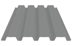 Профнастил Н 60 NormanMP 0,5 мм RAL 9006 Белый алюминий