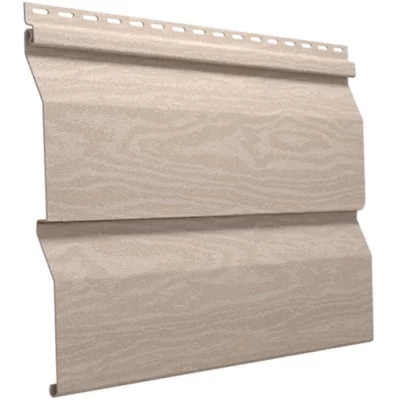 Сайдинг Тимберблок Кедр Светлый U-plast-1 Сайдинг Тимберблок Кедр Светлый U-plast-1