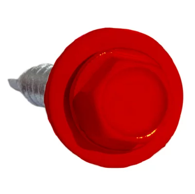 Саморез 5,5х19 HARDWEX RAL 3020 Красный насыщенный под насадку для крепления стальных листов к металлическим конструкциям Саморез 5,5х19 HARDWEX RAL 3020 Красный насыщенный под насадку для крепления стальных листов к металлическим конструкциям