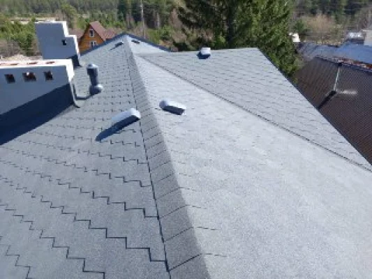 Гибкая черепица Katepal CLASSIC-KL однослойная серая-2 Гибкая черепица Katepal CLASSIC-KL однослойная серая-2