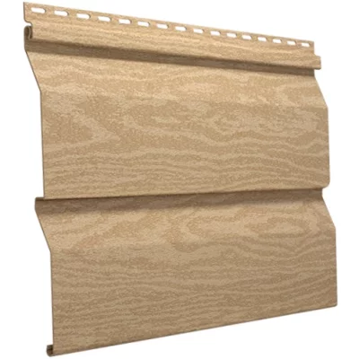 Сайдинг Тимберблок Кедр Янтарный U-plast-1 Сайдинг Тимберблок Кедр Янтарный U-plast-1