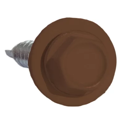 Саморез 5,5х19 HARDWEX RAL 8002 Сигнальный коричневый для крепления стальных листов к металлическим конструкциям Саморез 5,5х19 HARDWEX RAL 8002 Сигнальный коричневый для крепления стальных листов к металлическим конструкциям