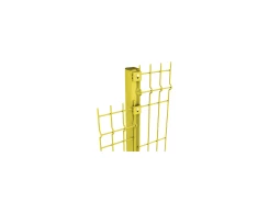 3д забор столб 60*40*1,2мм L=2,5м Zn+ПП RAL1018 Желтый с заглушкой