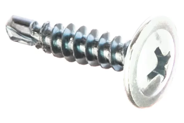 Саморез 4,2х16 HARDWEX оцинкованный с пресс-шайбой СВЕРЛО RAL 9003 Белый для крепления стальных листов к металлическим конструкциям Саморез 4,2х16 HARDWEX оцинкованный с пресс-шайбой СВЕРЛО RAL 9003 Белый для крепления стальных листов к металлическим конструкциям