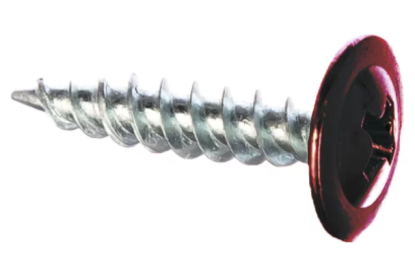 Саморез 4,2х19 HARDWEX оцинкованный с пресс-шайбой ОСТРЫЙ RAL 3005 Красное вино для крепления тонких стальных листов или пластика к деревянному основанию / тонким элементам стальных конструкций Саморез 4,2х19 HARDWEX оцинкованный с пресс-шайбой ОСТРЫЙ RAL 3005 Красное вино для крепления тонких стальных листов или пластика к деревянному основанию / тонким элементам стальных конструкций