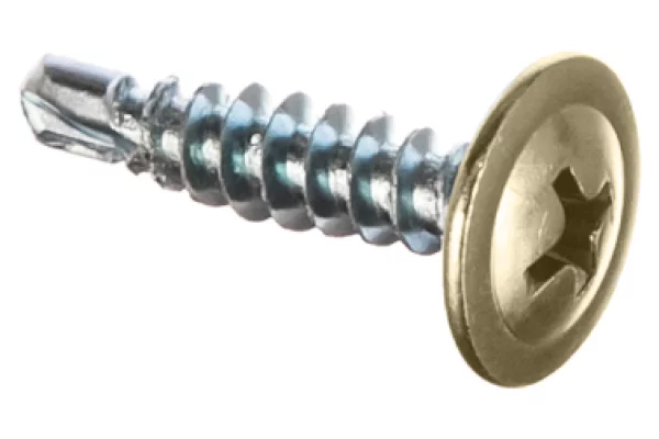 Саморез 4,2х25 HARDWEX оцинкованный с пресс-шайбой СВЕРЛО RAL 1015 Светлая слоновая кость для крепления стальных листов к металлическим конструкциям Саморез 4,2х25 HARDWEX оцинкованный с пресс-шайбой СВЕРЛО RAL 1015 Светлая слоновая кость для крепления стальных листов к металлическим конструкциям