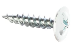 Саморез 4,2х25 HARDWEX оцинкованный с пресс-шайбой ОСТРЫЙ RAL 9003 Белый для крепления тонких стальных листов или пластика к деревянному основанию / тонким элементам стальных конструкций